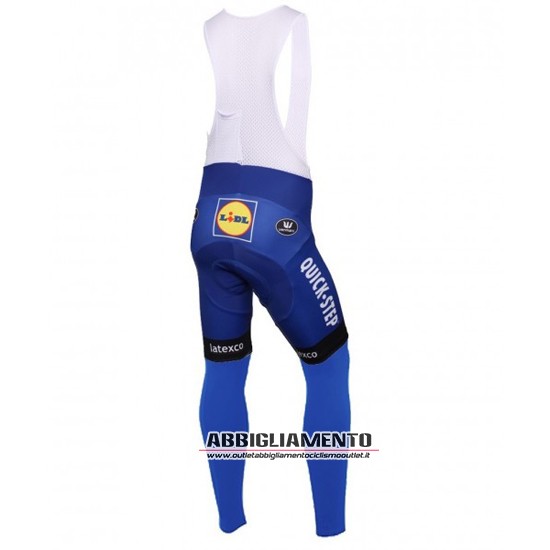 Abbigliamento Etixx Quick Step 2016 Manica Lunga E Calzamaglia Con Bretelle Blu E Nero - Clicca l'immagine per chiudere